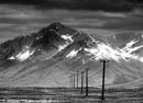 Mount Cook from Lake Tekapo B&W